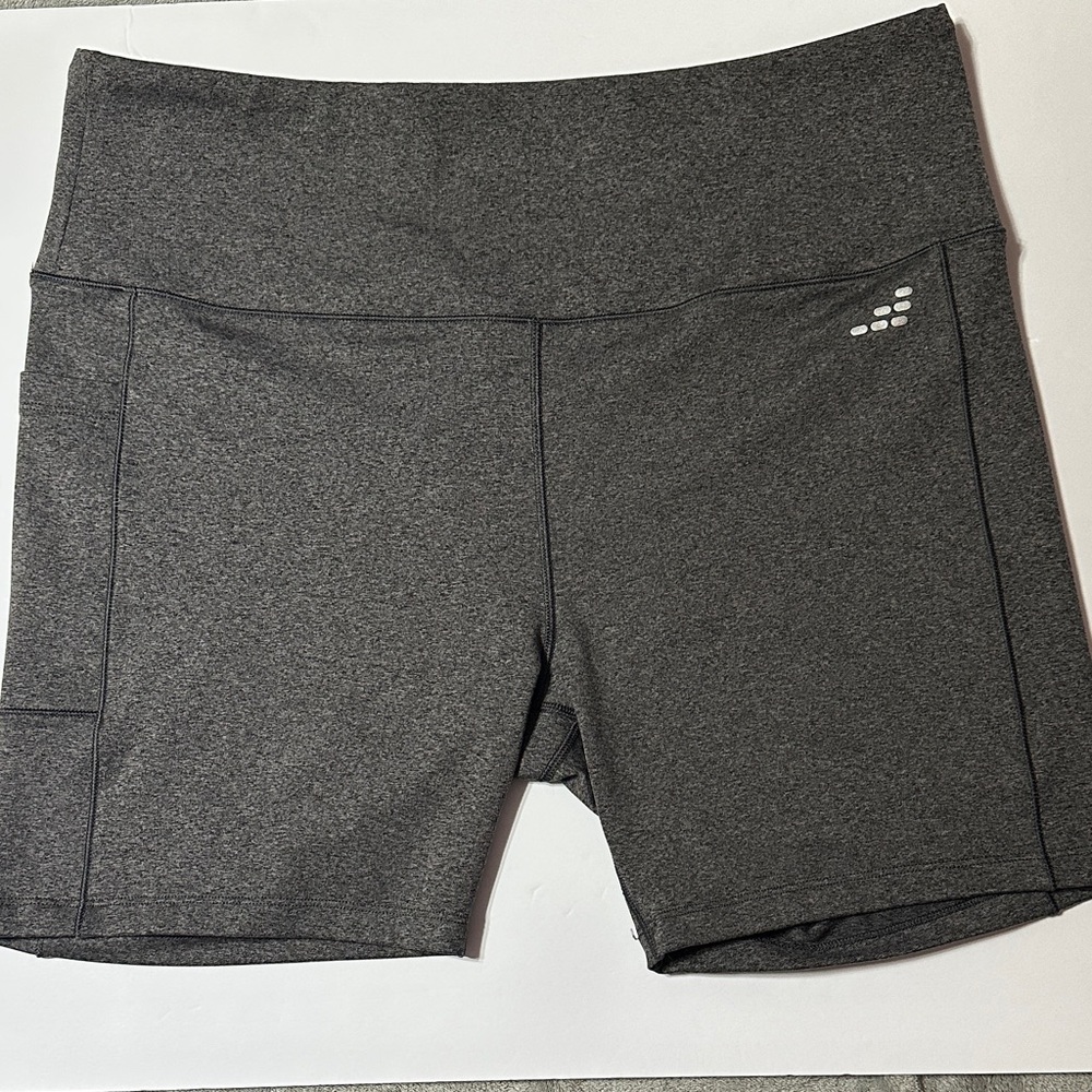 BCG Women’s Charcoal Athletic Bike/Running Shorts, XL